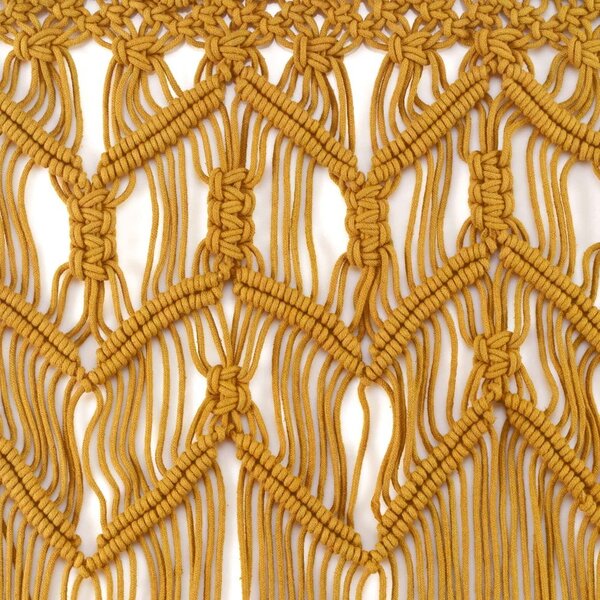 Draperie galbenă 90x200 cm cu prindere la ușă Macarena – douceur d'intérieur