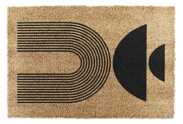 Covoraș de intrare din fibre de nucă de cocos 40x60 cm Half Moon – Artsy Doormats