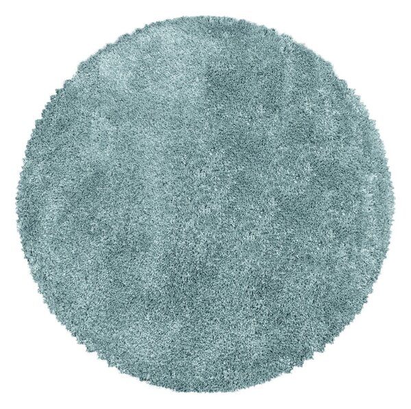 Covor albastru rotund ø 80 cm Fluffy – Ayyildiz Carpets