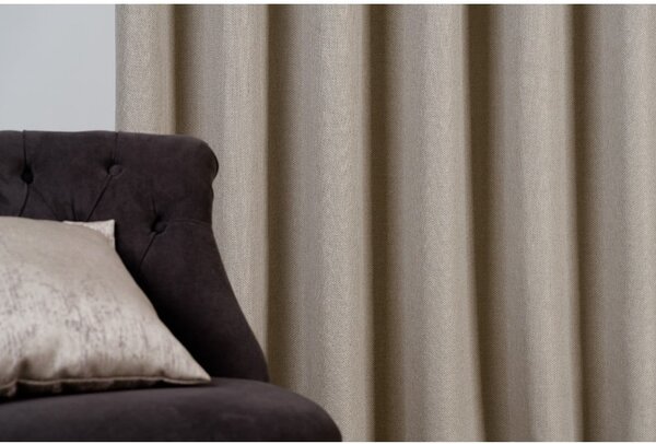 Draperie bej 140x260 cm Avalon – Mendola Fabrics