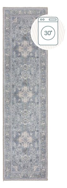 Covor tip traversă verde lavabil din amestec de fibre reciclate 60x230 cm Windsor – Flair Rugs