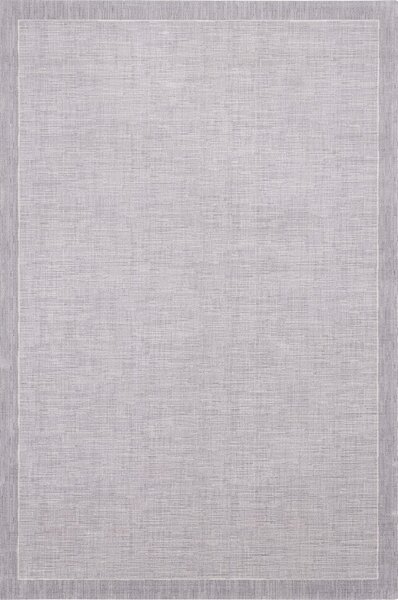 Covor gri din lână 133x180 cm Linea – Agnella