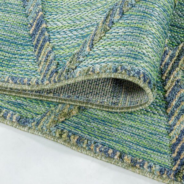 Covor tip traversă de exterior verde 80x250 cm Bahama – Ayyildiz Carpets