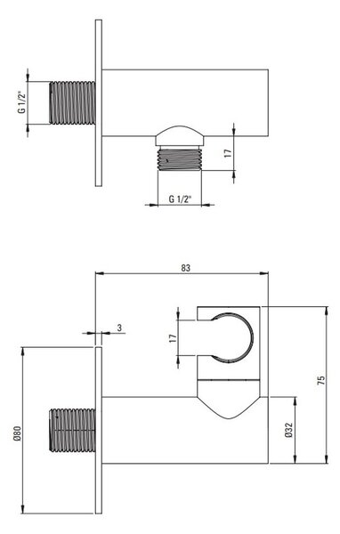 Set cada baie freestanding, lipita de perete, 170x80 cm, Alvaro si baterie cada incastrata otel slefuit Silia