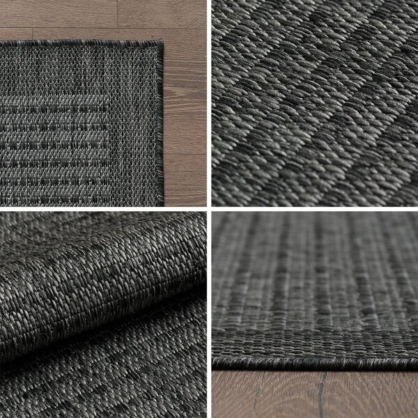 Covor de exterior gri închis 60x100 cm Giza – Ayyildiz Carpets