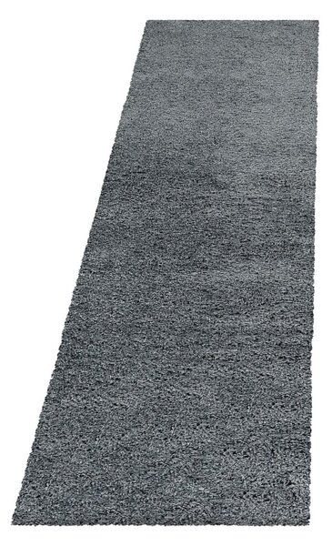 Covor tip traversă gri 80x250 cm Fluffy – Ayyildiz Carpets