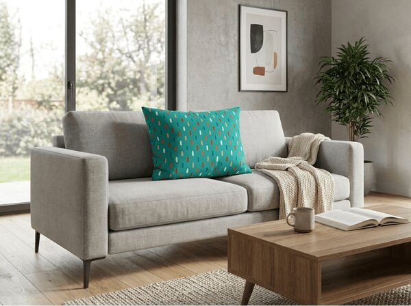 Fata de perna din microfibra LUNIRA 50x70 cm, turcoaz