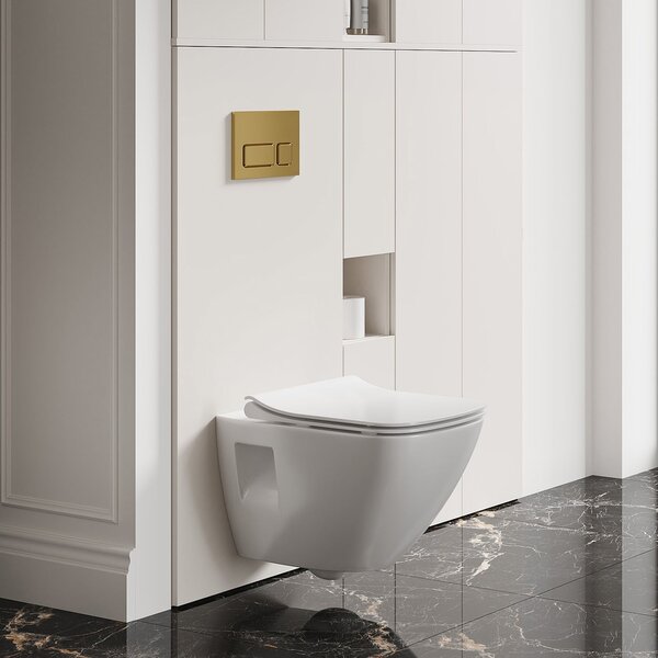 Cersanit Moduo construcția cadru 56x22.2x100 cm laterala pe perete bej S1026-053