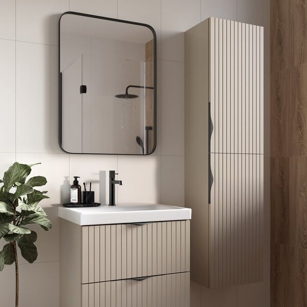 Cersanit Tirso dulap 40x30x160 cm laterala pe perete cappucino-bej S1015-006