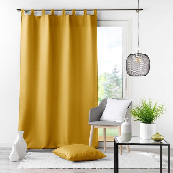 Draperie galbenă 140x260 cm Essentiel – douceur d'intérieur