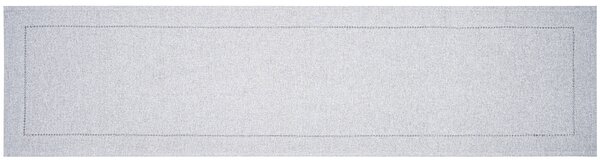 Traversă de masă Heda gri deschis, 33 x 130 cm