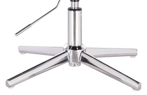HR830CROSS Scaun Catifea Neagră