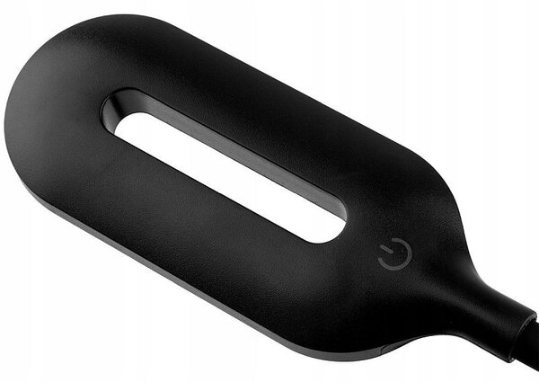 Lampa de birou LED flexibila, 30W, incarcator QI, buton tactil, 3 moduri iluminare, organizator pixuri