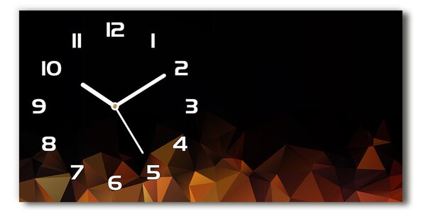 Ceas de perete modern din sticla abstracțiune