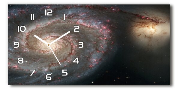 Ceas de perete modern din sticla Nebuloasă