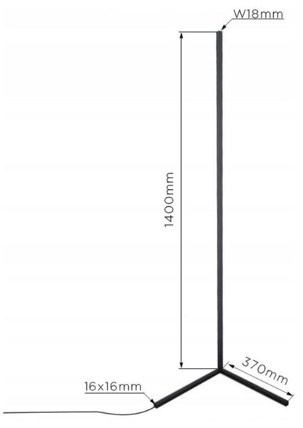 Lampa de podea LED RGB, 20W, cu telecomanda, control culori si luminozitate, cadru otel