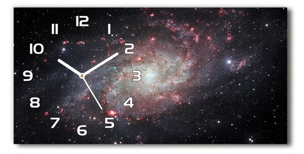 Ceas de perete modern din sticla Nebuloasă