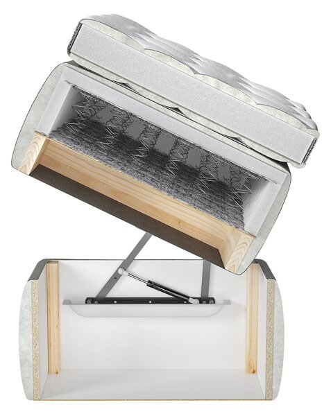 Pat matrimonial Boxspring 180 cm Cinara (muna 08). 1054110