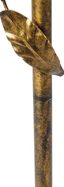 Lampă de podea vintage auriu antic 29 cm fără abajur - Linden