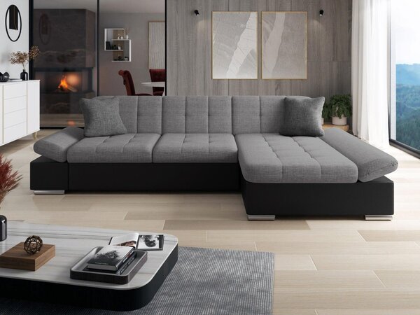 Colțar cu funcție de dormit Raphael (D) (piele ecologică Soft 011 + Lux 06 + Lux 5). 1060101
