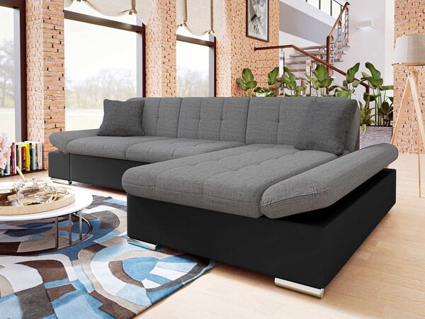 Colțar cu funcție de dormit Raphael (D) (piele ecologică Soft 011 + Lux 06 + Lux 5). 1060101