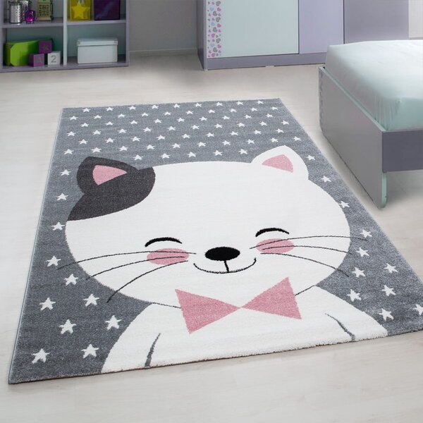 Covor pentru copii roz/gri 80x150 cm Kids – Ayyildiz Carpets