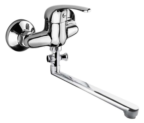 Mereo Mereo, Baterie de perete pentru apartament. miezuri, liliac, cu braț plat 300 mm, fără accesorii, MER-CBEE602A04