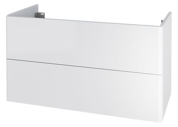 Mereo, Mereo Siena, mobilier baie 100 cm, alb lucios, MER-CN412S