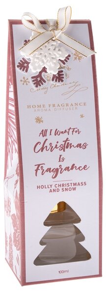 Difuzor parfum Holly Christmass și zăpadă, 100 ml