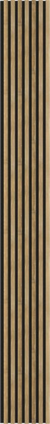 Mexen Lam-F, lamele acustice de perete 275 × 31,5 cm, fetru 6 mm, stejar miere, S105-275317-2812-066
