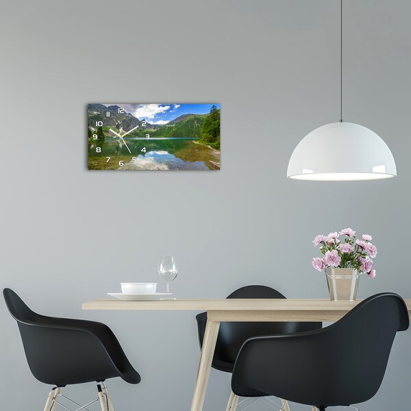 Ceas de perete modern din sticla Marine ochi Tatry