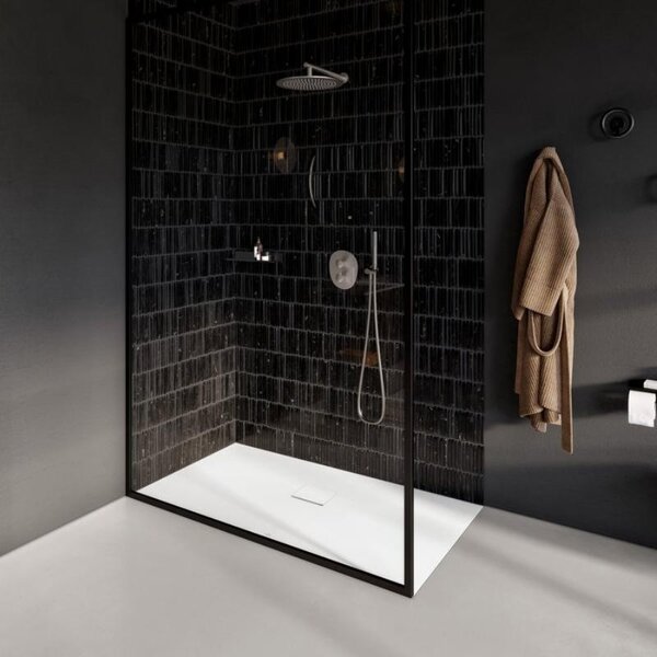 Pară de duș Villeroy&Boch, Verve, tip baton, 1 jet, brushed nickel