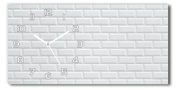 Ceas de perete orizontal din sticlă ceramice de perete