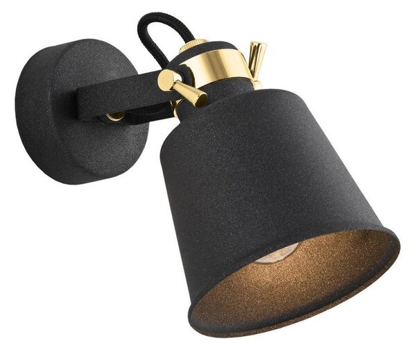 Spot de perete KONGO 1xE27/15W/230V neagră Argon 4161