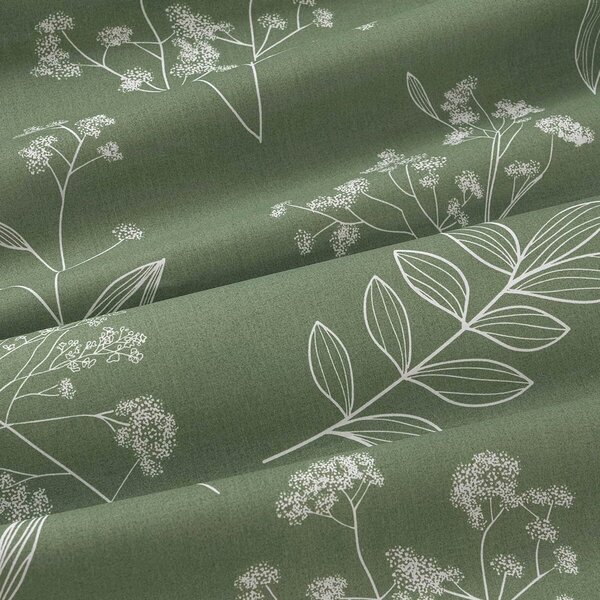 Goldea față de masă 100% bumbac - frunze de plante aromatice 120 x 180 cm