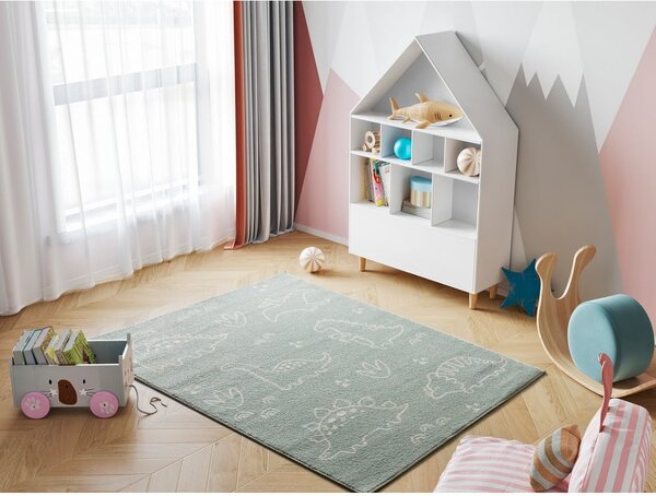 Covor pentru copii verde deschis 120x170 cm Beats – Universal