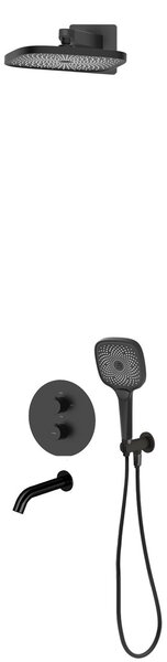 Set baterie cadă-duș Oltens Katla 34600300, cap de duș Oltens Vann 37008300, 39403300, 39100300, 37108300, 39304300, 37200300
