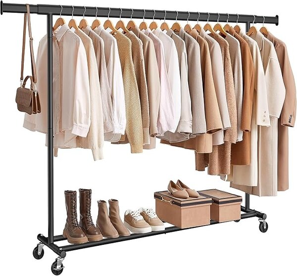 Cuier stander Negru Songmics 200x45x161.5 cm