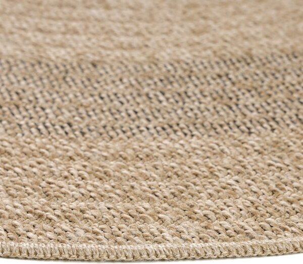 Covor de exterior negru/bej rotund ø 120 cm Comilla – Ayyildiz Carpets