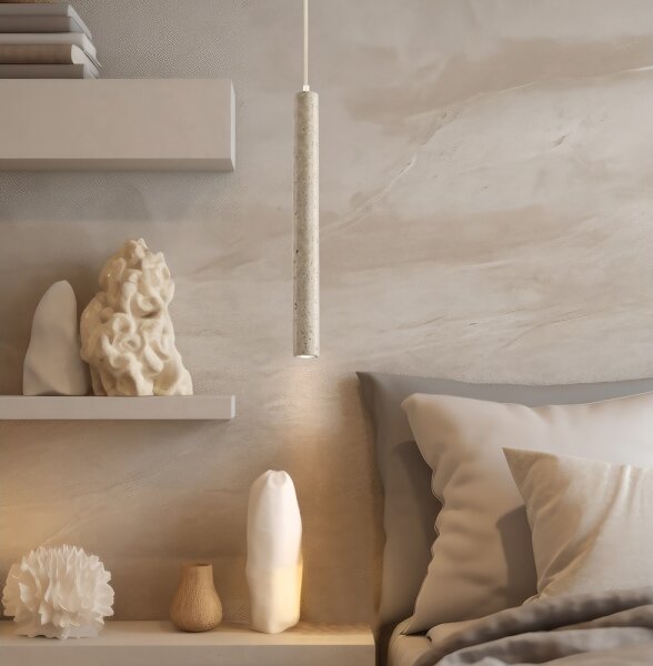 Lustră LED suspendată pe cablu LEONARD LED/7W/230V bej
