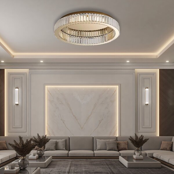 LAMPĂ DE CRISTAL APP1719-C 40 cm Gold
