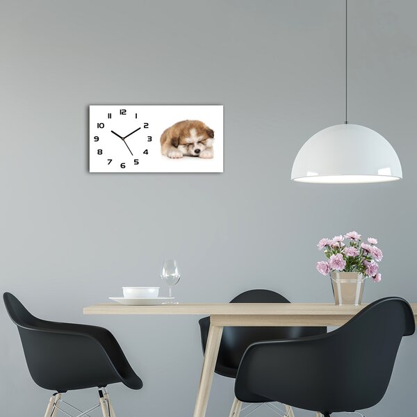 Ceas de perete modern din sticla Akita