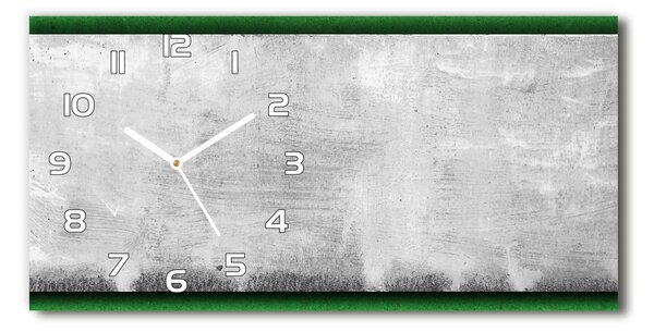 Ceas de perete modern din sticla perete verde