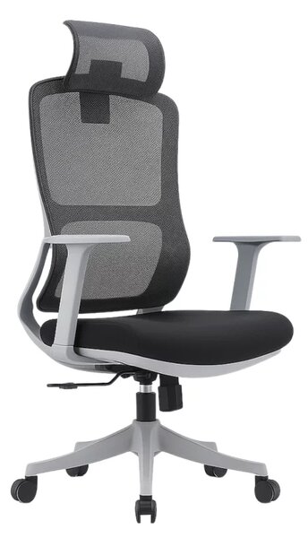 Scaun de birou ergonomic Elvara cu tetiera reglabila – dimensiuni W680*D640*H1160-1330mm
