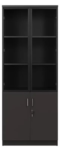 Dulap cu două uși din aluminiu și sticlă – W800*D400*H2000