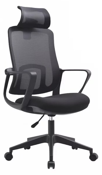 Scaun de birou ergonomic Nuvia cu tetiera reglabila – dimensiuni W720*D605*H1160-1250 mm