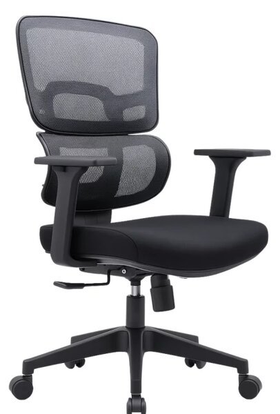 Scaun de birou ergonomic Alvero cu spatar din mesh si reglaje multiple - dimensiuni W720*D640*H1060-1155 mm