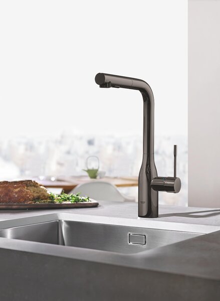 Grohe Essence baterie bucătărie pe picior Hard Graphite 30270A00