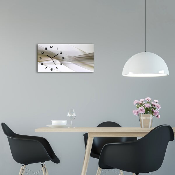 Ceas de perete modern din sticla abstracțiune