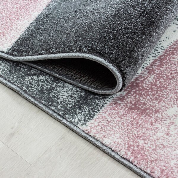 Covor tip traversă roz/gri 80x300 cm Hawaii – Ayyildiz Carpets